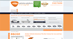 Desktop Screenshot of ambervehiclesolutions.co.uk